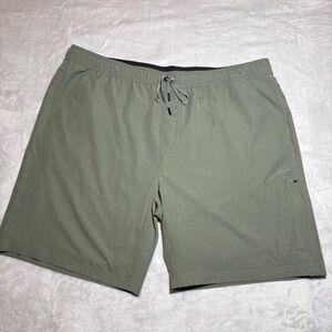 GERRY Green Stretch Pull On Trail Shorts Size XXL Mens